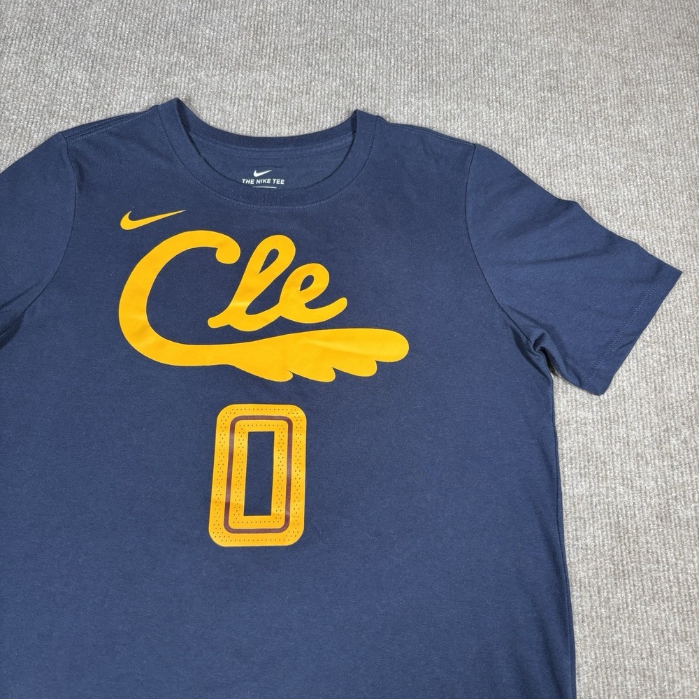 Nike Kevin Love Cleveland Cavaliers Jersey T Shirt Youth Large Navy Blue Dri Fit